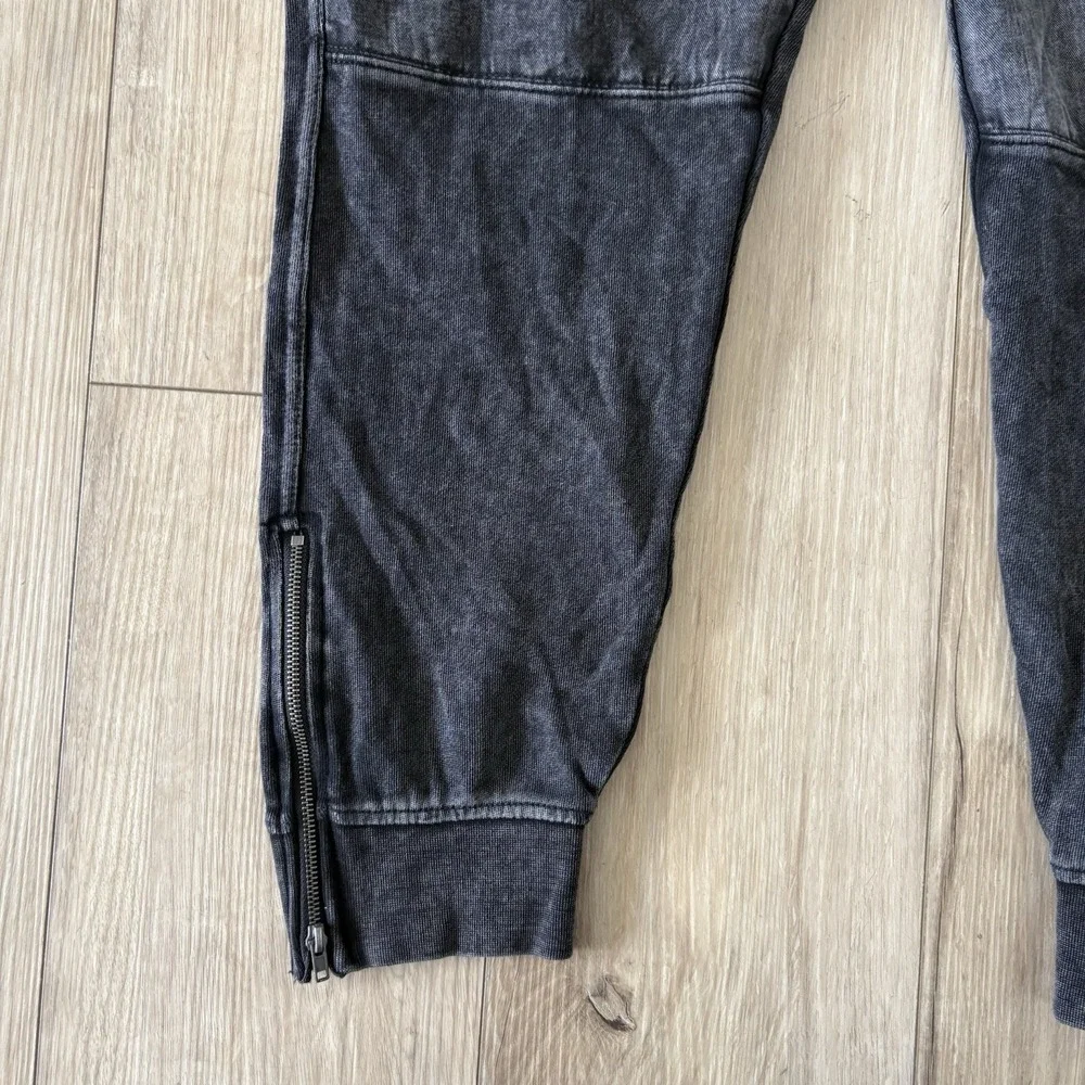 NWT‎ Zara Jogger Pants Kids 13/14 Gray Terry Cargo Pockets Elastic Waist Zip Hem